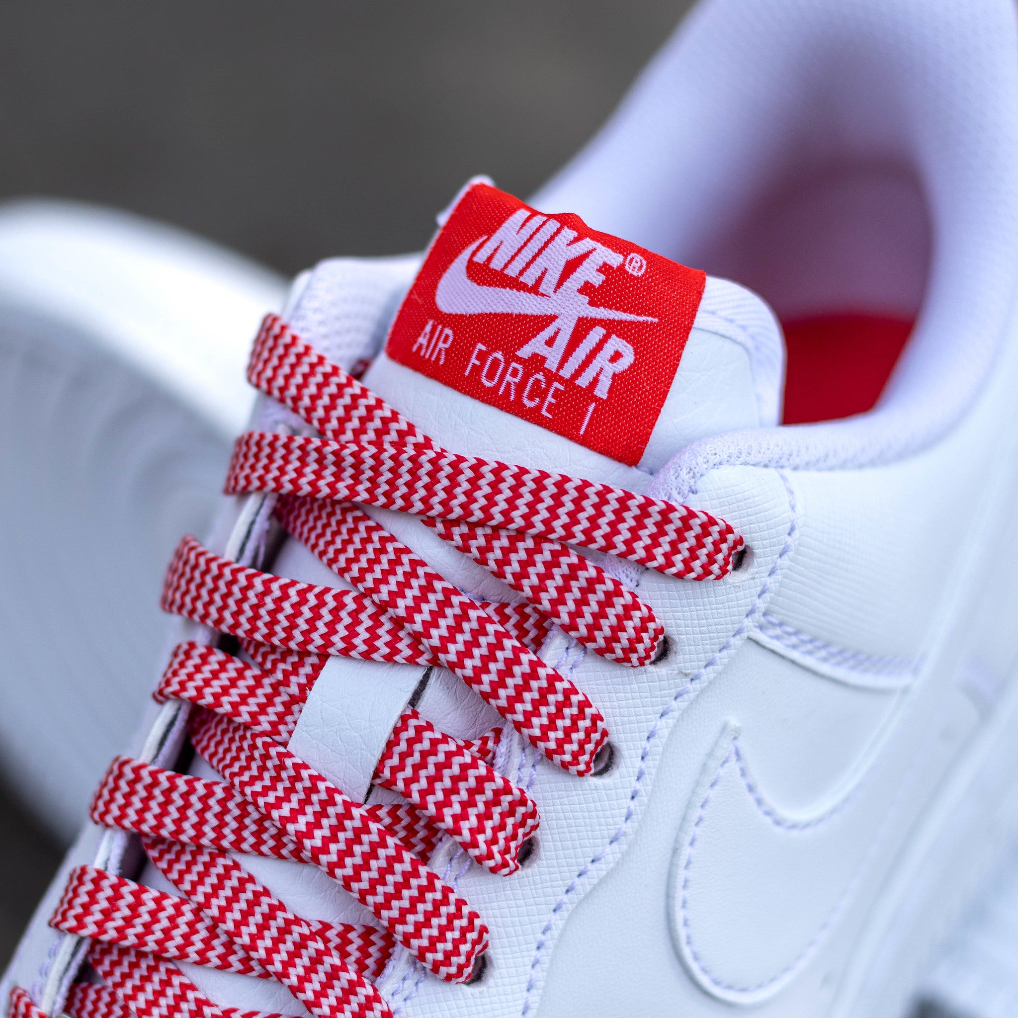 NIKE AIR FORCE ONE LOW WHITE HABANERO RED W