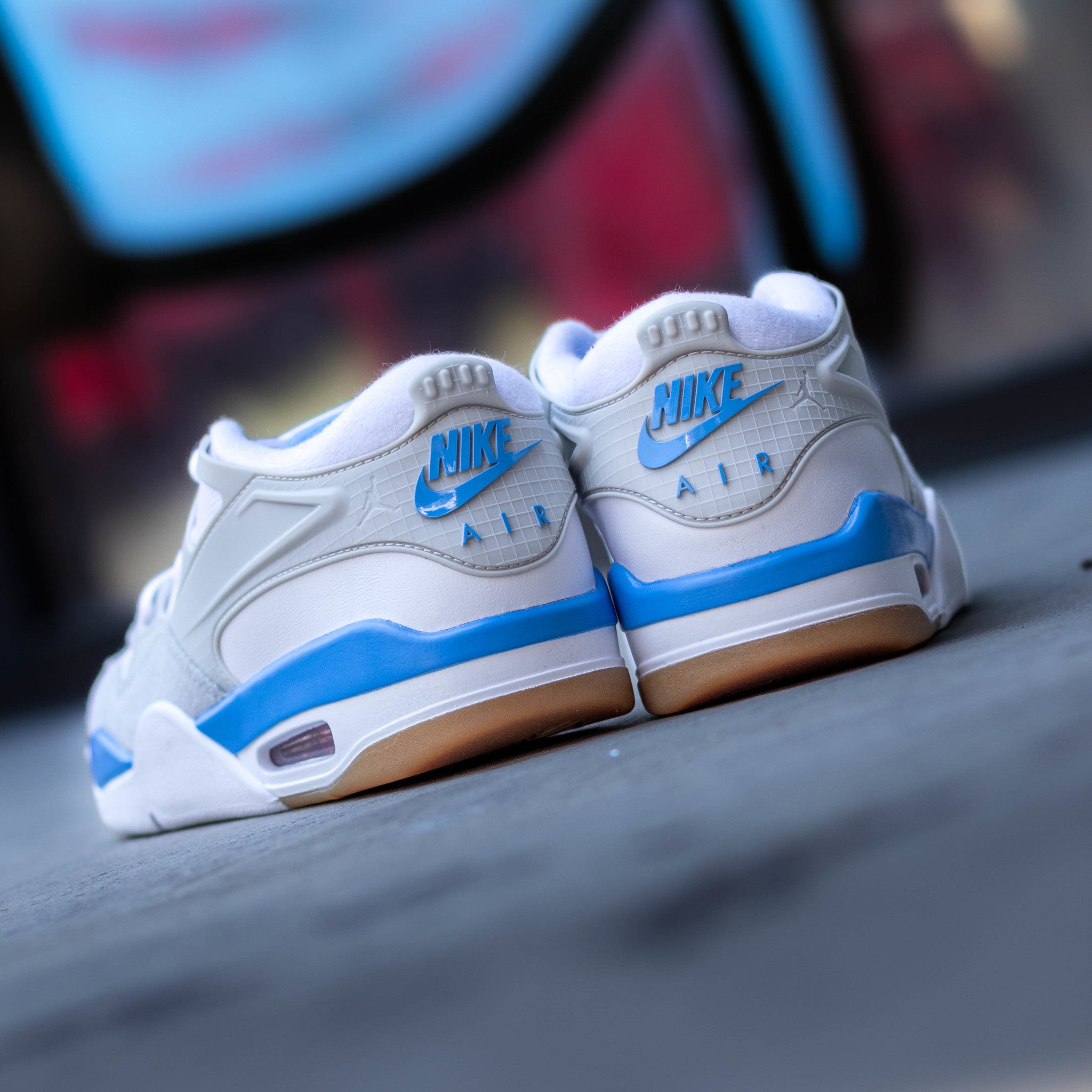 AIR JORDAN 4 RM NEUTRAL GREY BLUE GS