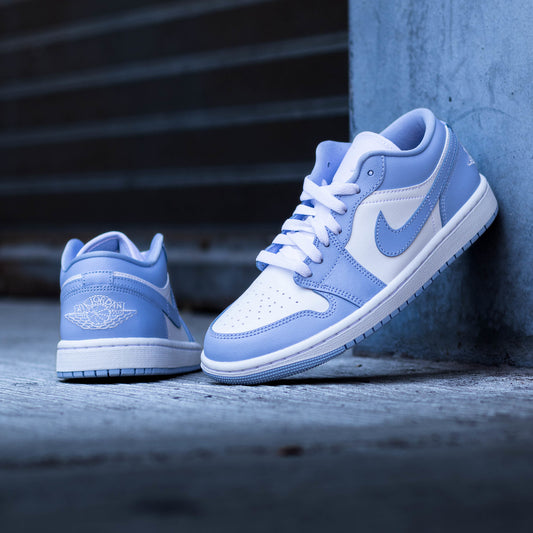 AIR JORDAN 1 LOW ALUMIN WHITE W