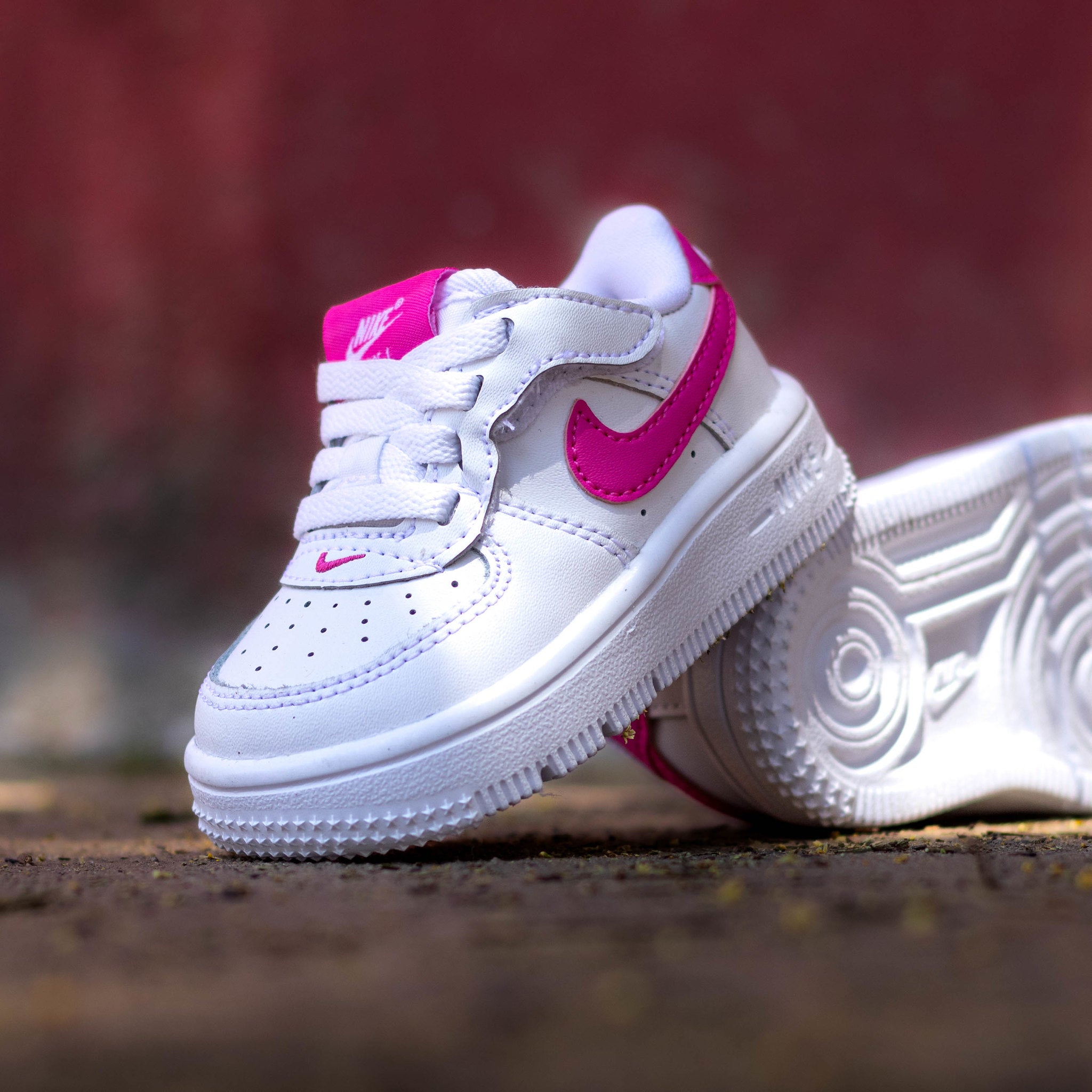 NIKE AIR FORCE ONE LOW EASYON LASER FUCHSIA TD