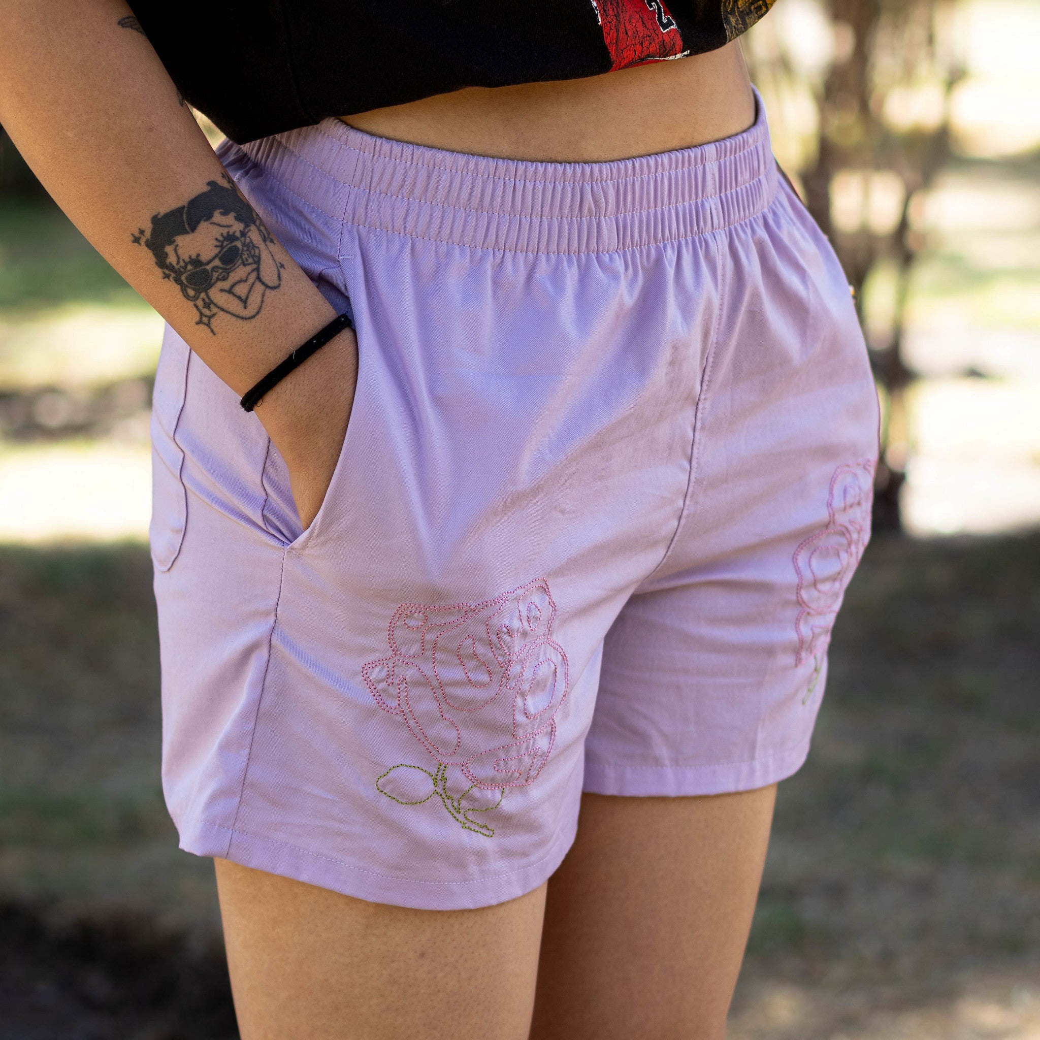 JORDAN SHORTS WOVEN PURPLE