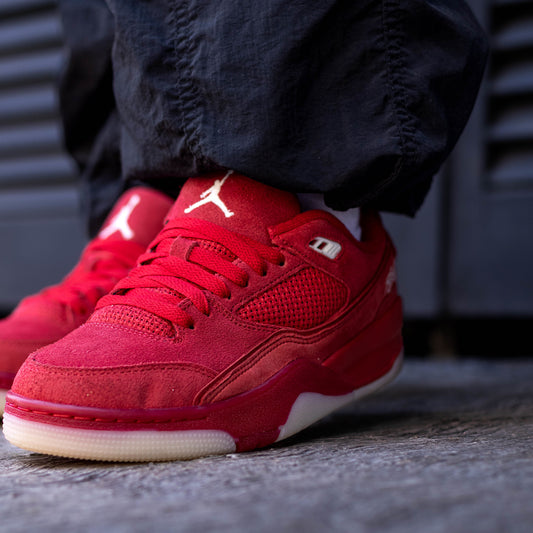 JORDAN FLIGHT COURT RED MUSLIN W