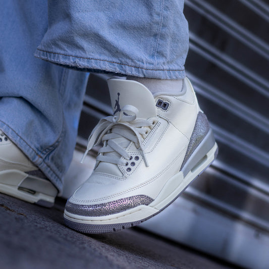 AIR JORDAN 3 SAIL METALLIC SILVER W