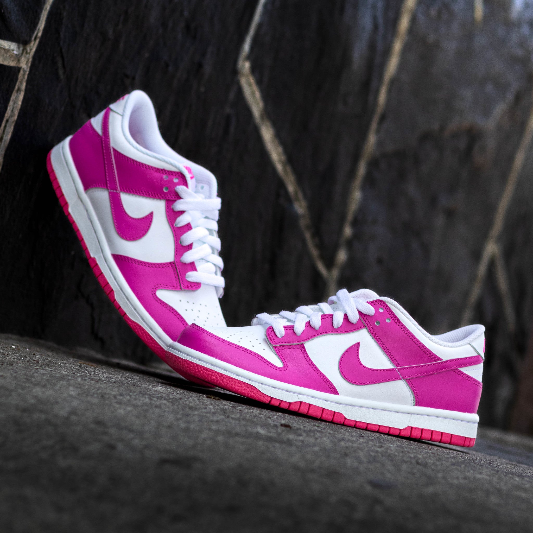NIKE DUNK LOW LASER FUCHSIA GS