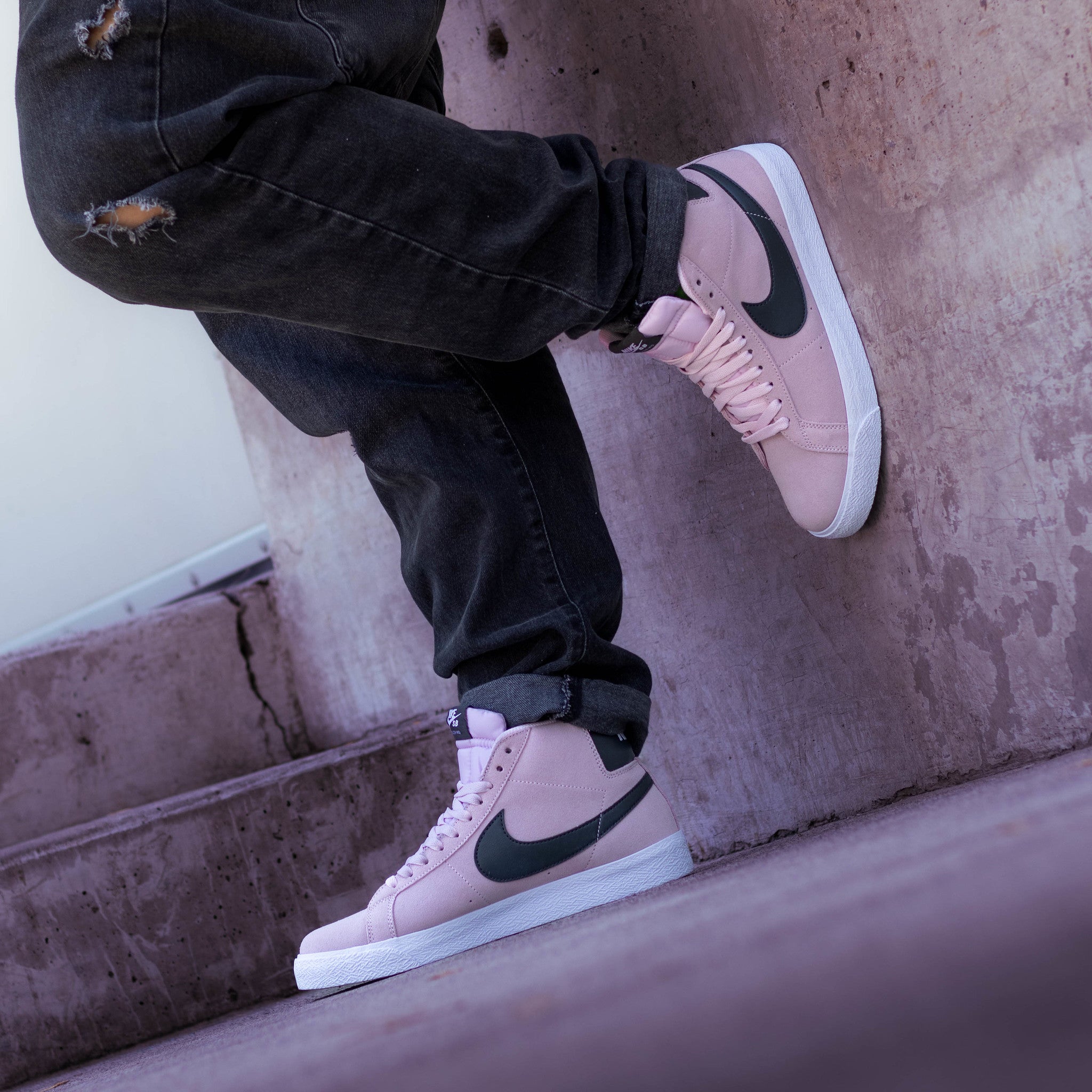 NIKE SB ZOOM BLAZER MID PINK FOAM