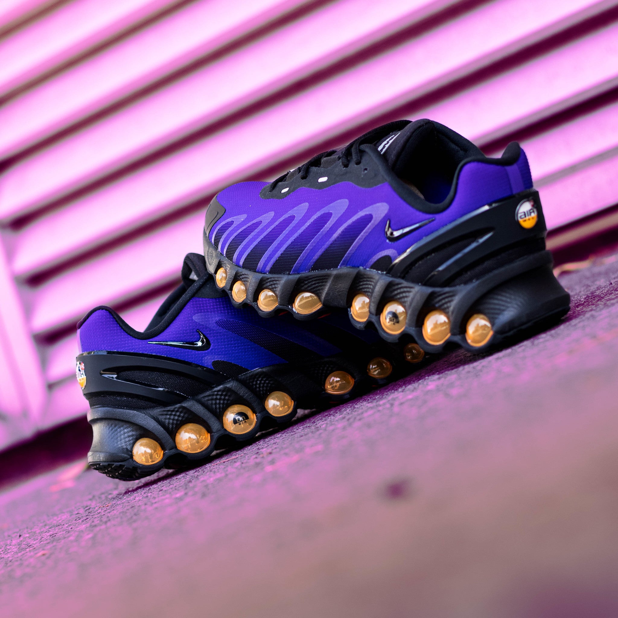 NIKE AIR MAX DN8 PURPLE TOTAL ORANGE