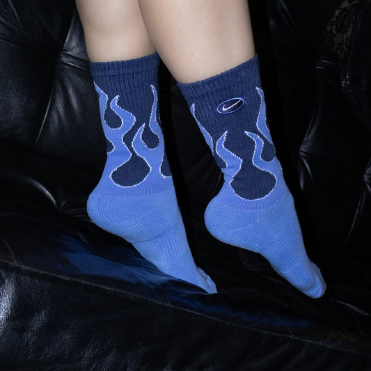 NIKE SOCKS FLAME BLUE
