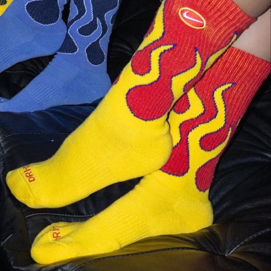 NIKE SOCKS FLAME RED