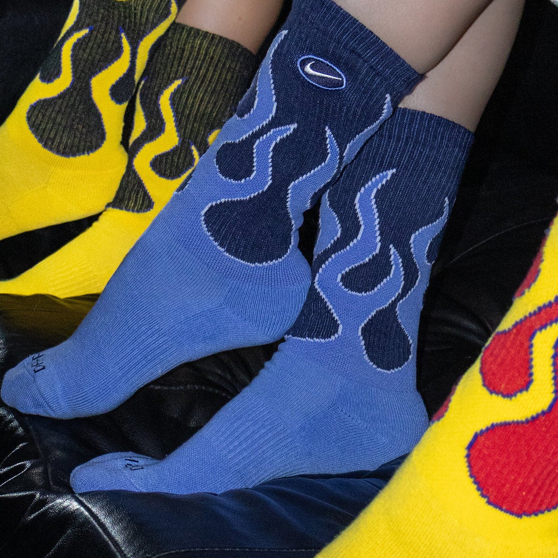 NIKE SOCKS FLAME BLUE