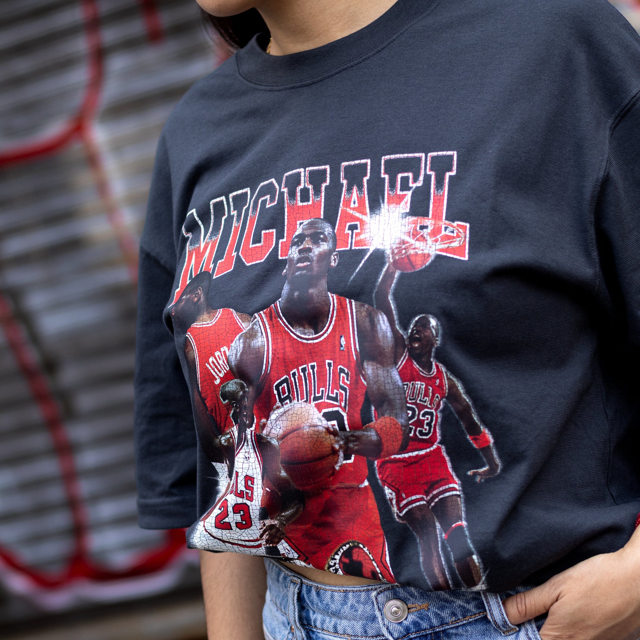 JORDAN TEE OS GRAPHIC OFF NOIR