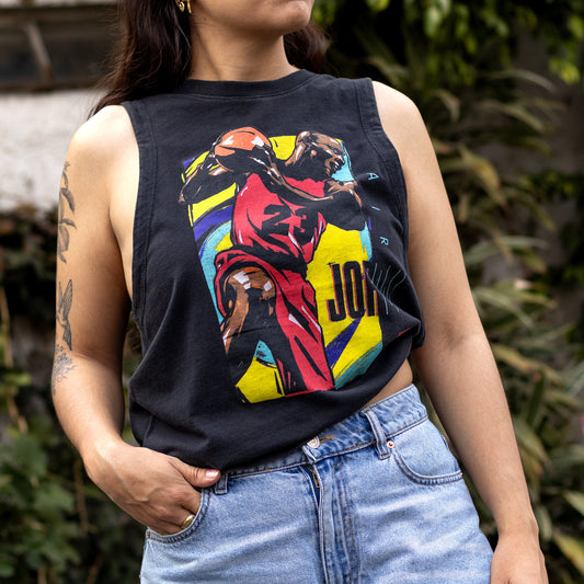 JORDAN TEE SLVLS GRAPHIC BLACK