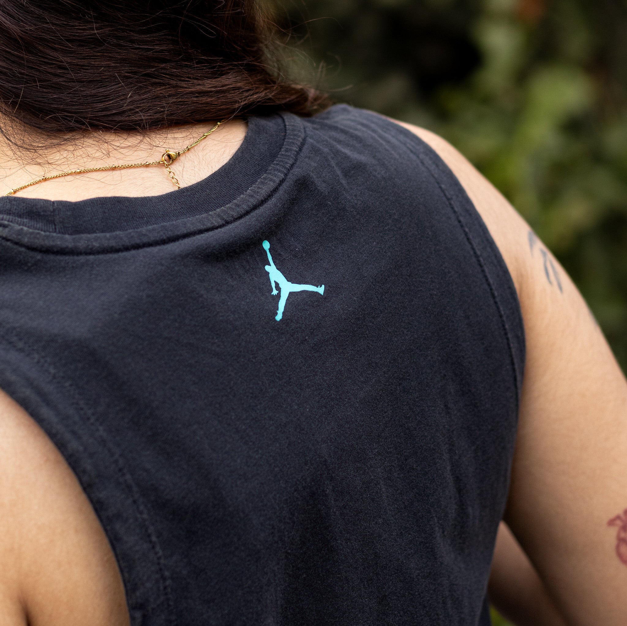 JORDAN TEE SLVLS GRAPHIC BLACK