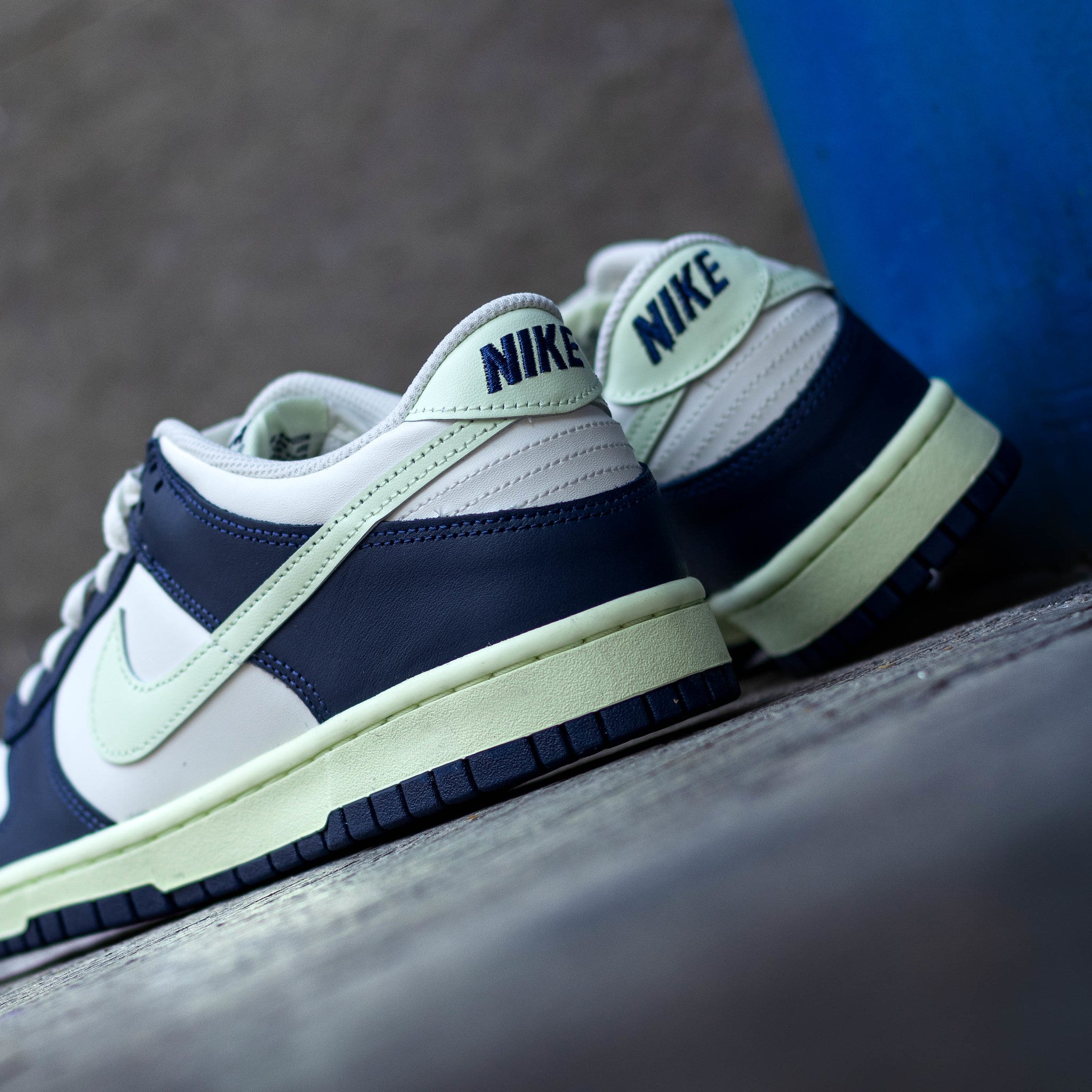 NIKE DUNK LOW MIDNIGHT NAVY VOLT GS