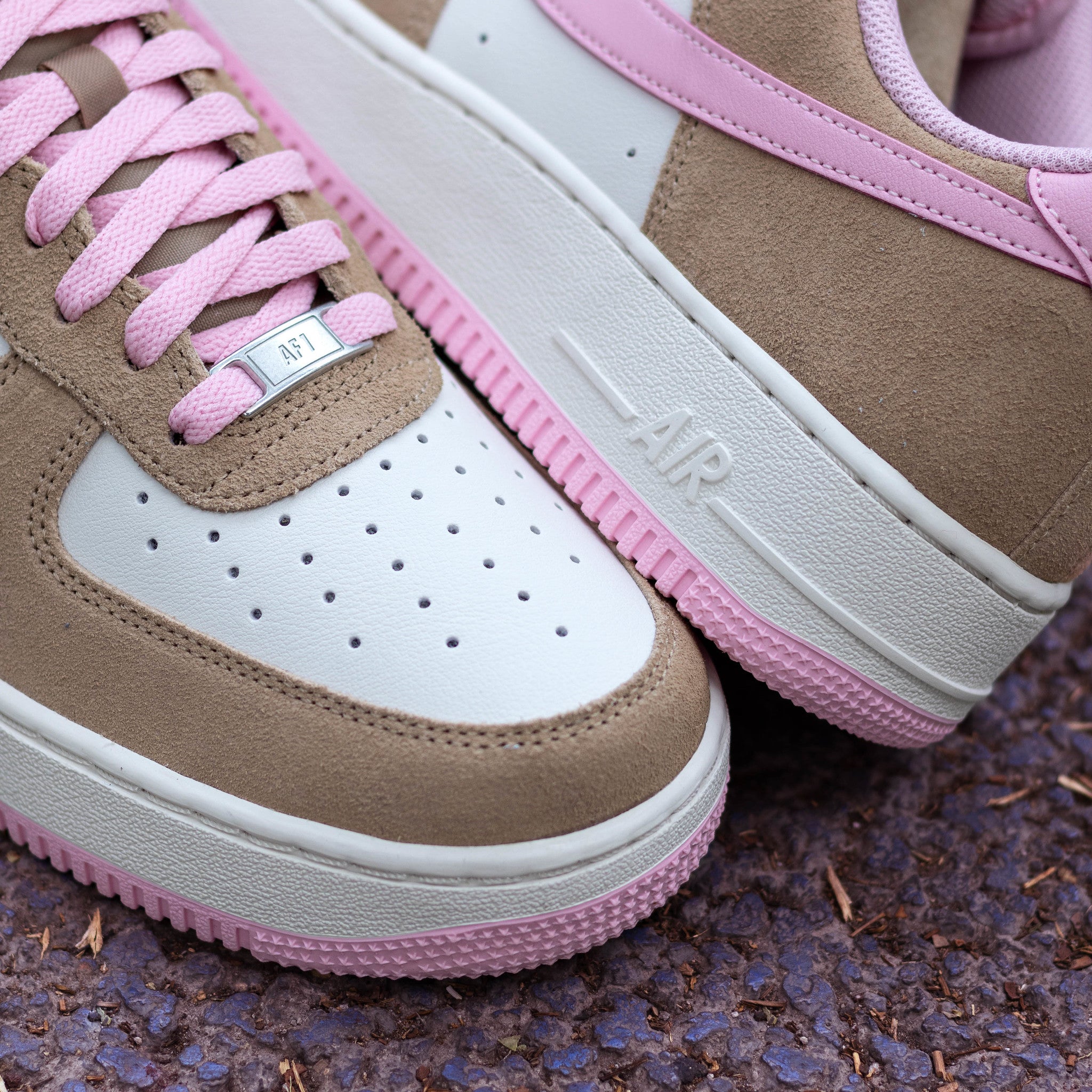 NIKE AIR FORCE ONE HEMP MEDIUM SOFT PINK
