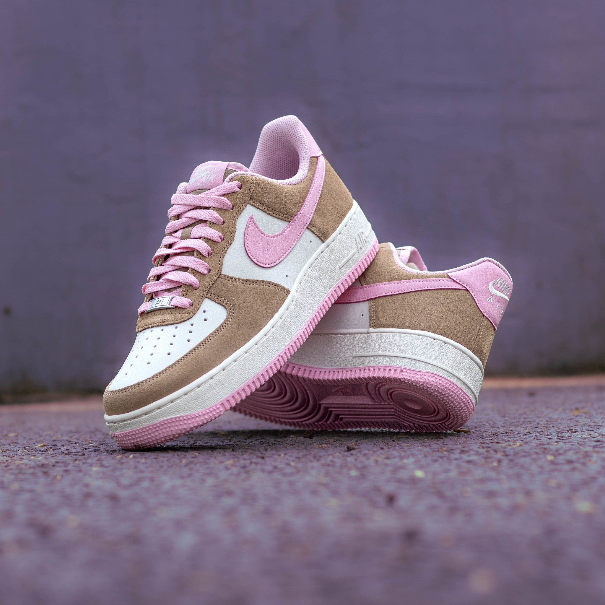 NIKE AIR FORCE ONE HEMP MEDIUM SOFT PINK