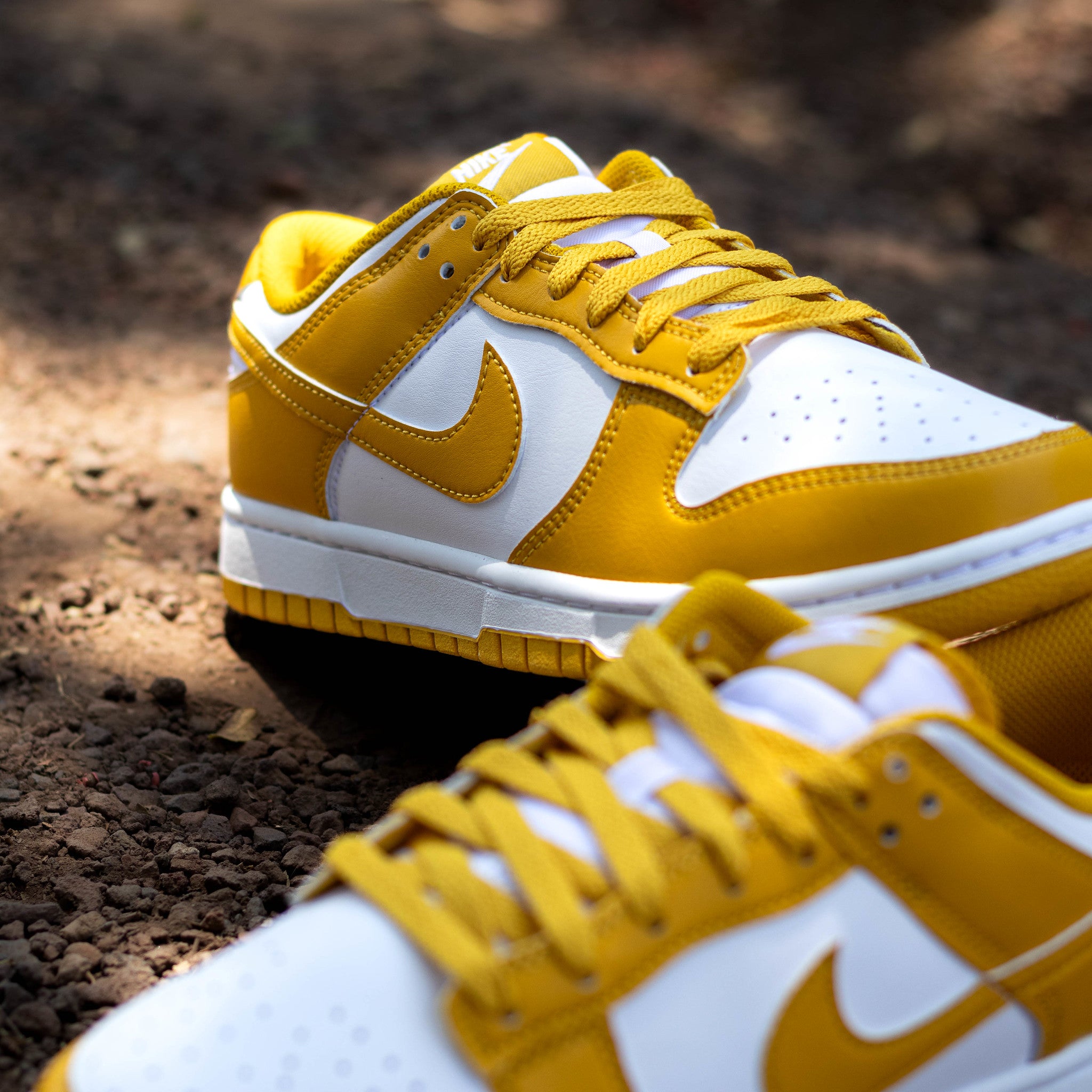 NIKE DUNK LOW MUSTARD YELLOW