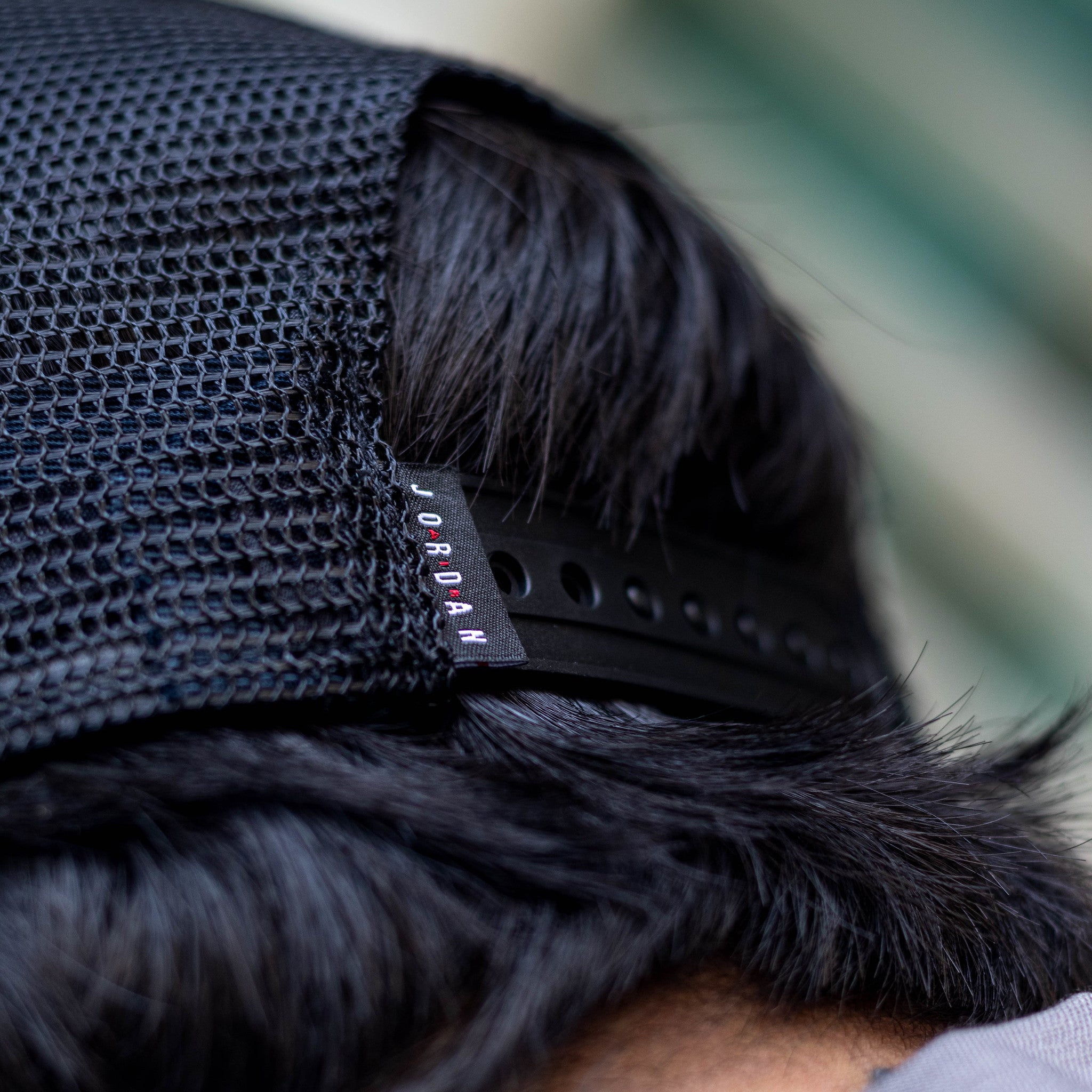JORDAN RISE CAP TRKR PTCH BLACK