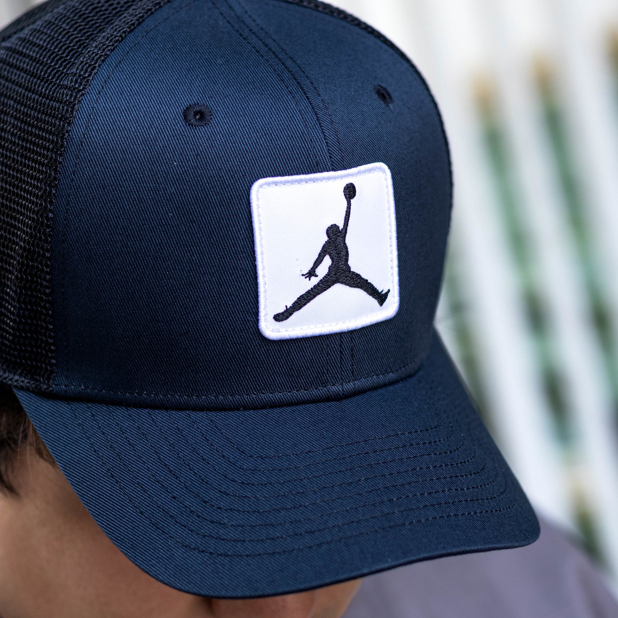 JORDAN RISE CAP TRKR PTCH BLACK