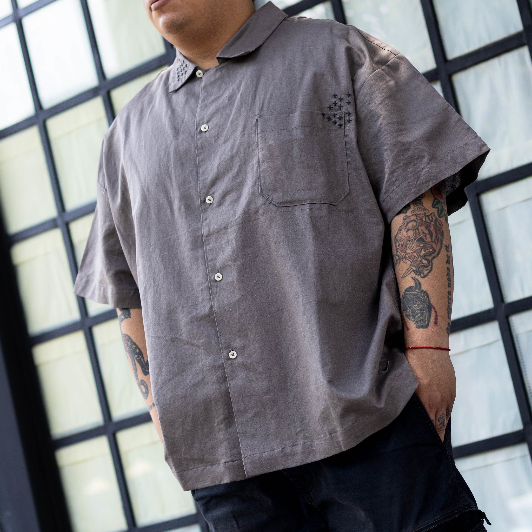 NIKE LIFE SHIRT SASHIKO CAVE