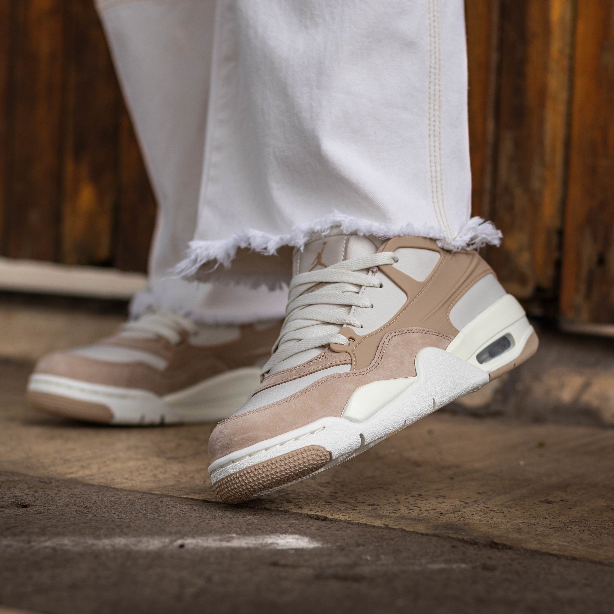 AIR JORDAN 4 RM RATTAN LIGHT BROWN W