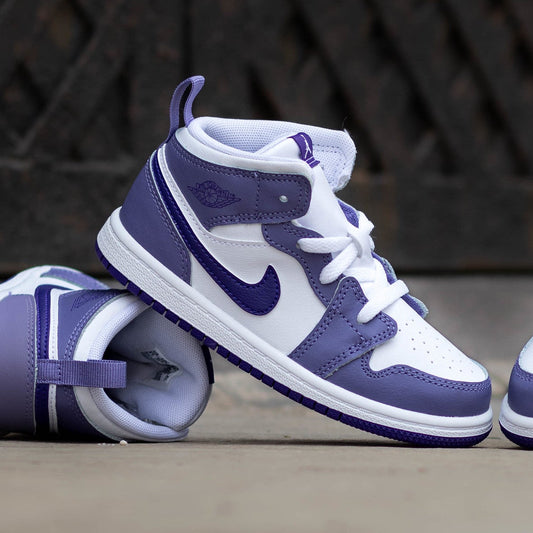 AIR JORDAN 1 MID DUSTY COURT PURPLE TD
