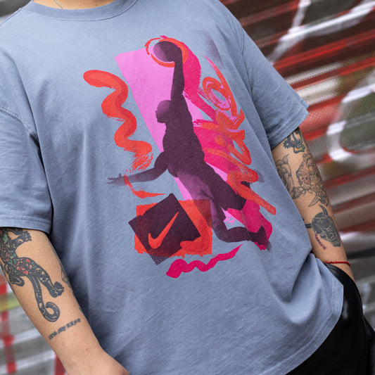 NIKE TEE MAX 90 BASKETBALL COOL GREY