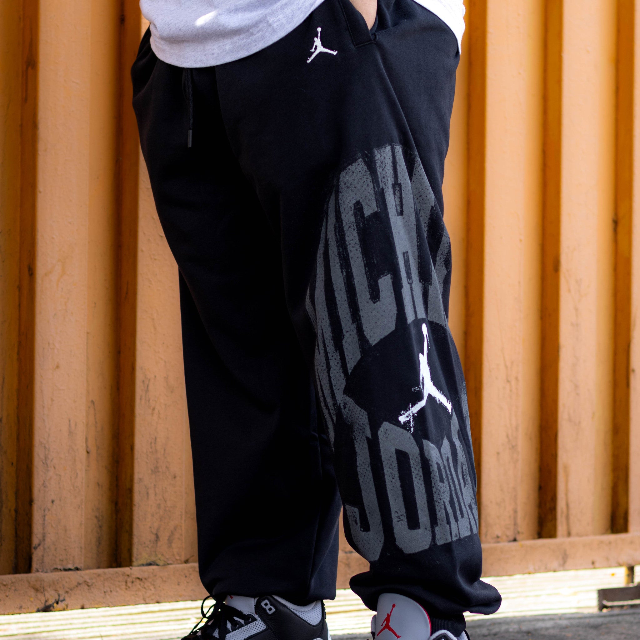 JORDAN PANTS BROOKLYN JORDAN LETTERS BLACK