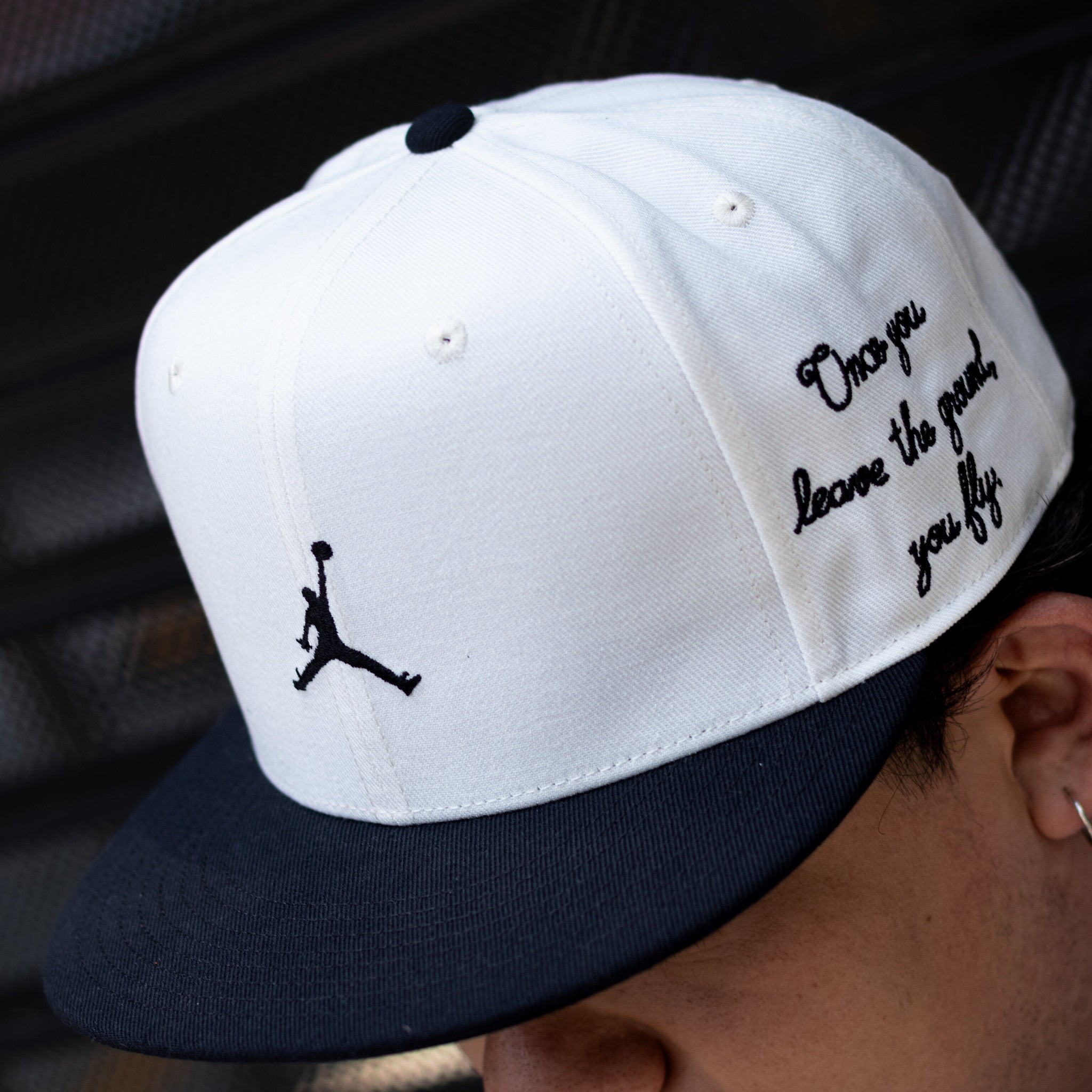 JORDAN CAP STRUCTURED ONCE YOU WHITE