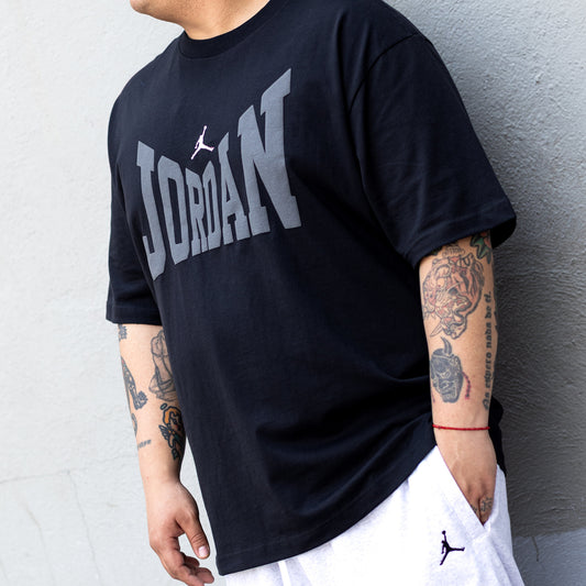 JORDAN TEE BROOKLYN JORDAN LETTERS BLACK