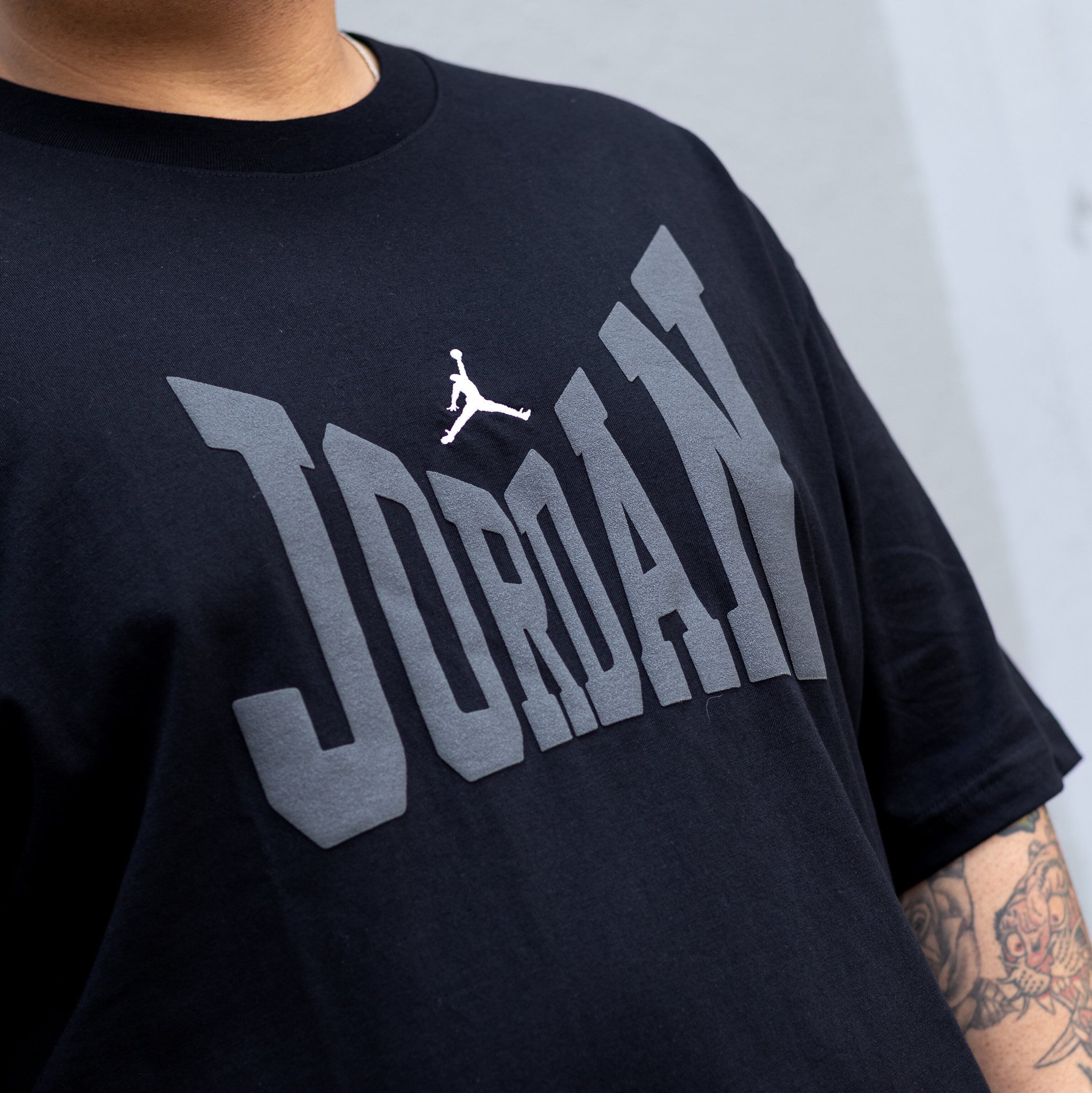 JORDAN TEE BROOKLYN JORDAN LETTERS BLACK