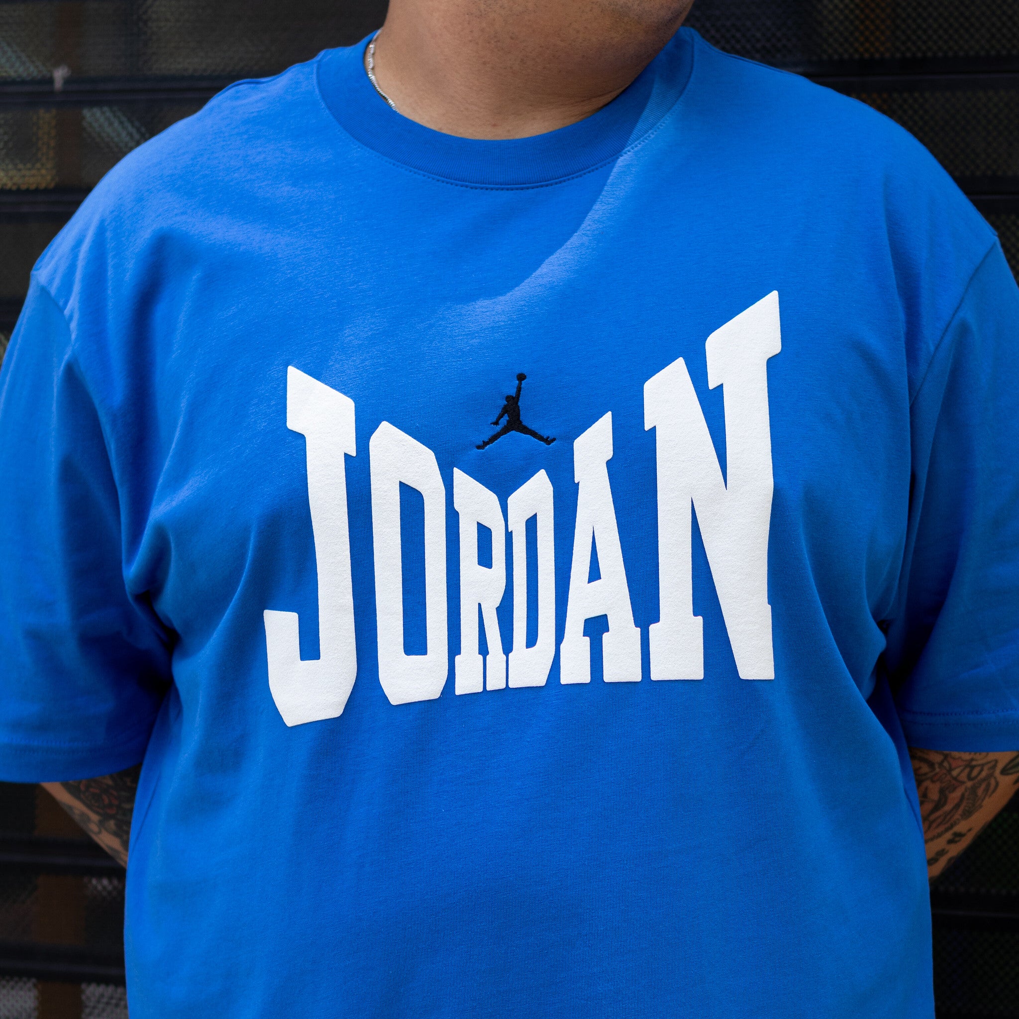 JORDAN TEE BROOKLYN JORDAN LETTERS SPORT BLUE