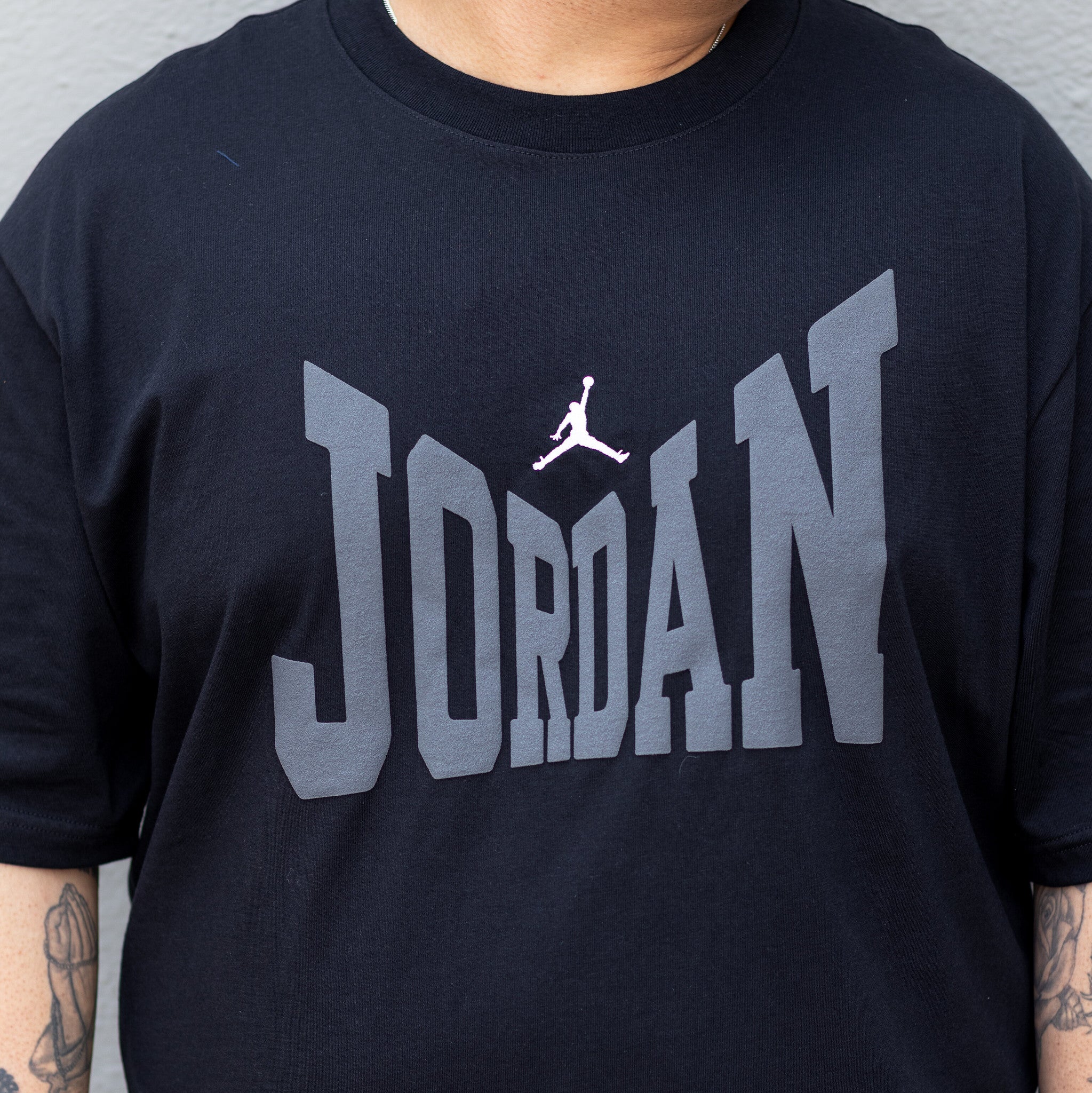 JORDAN TEE BROOKLYN JORDAN LETTERS BLACK