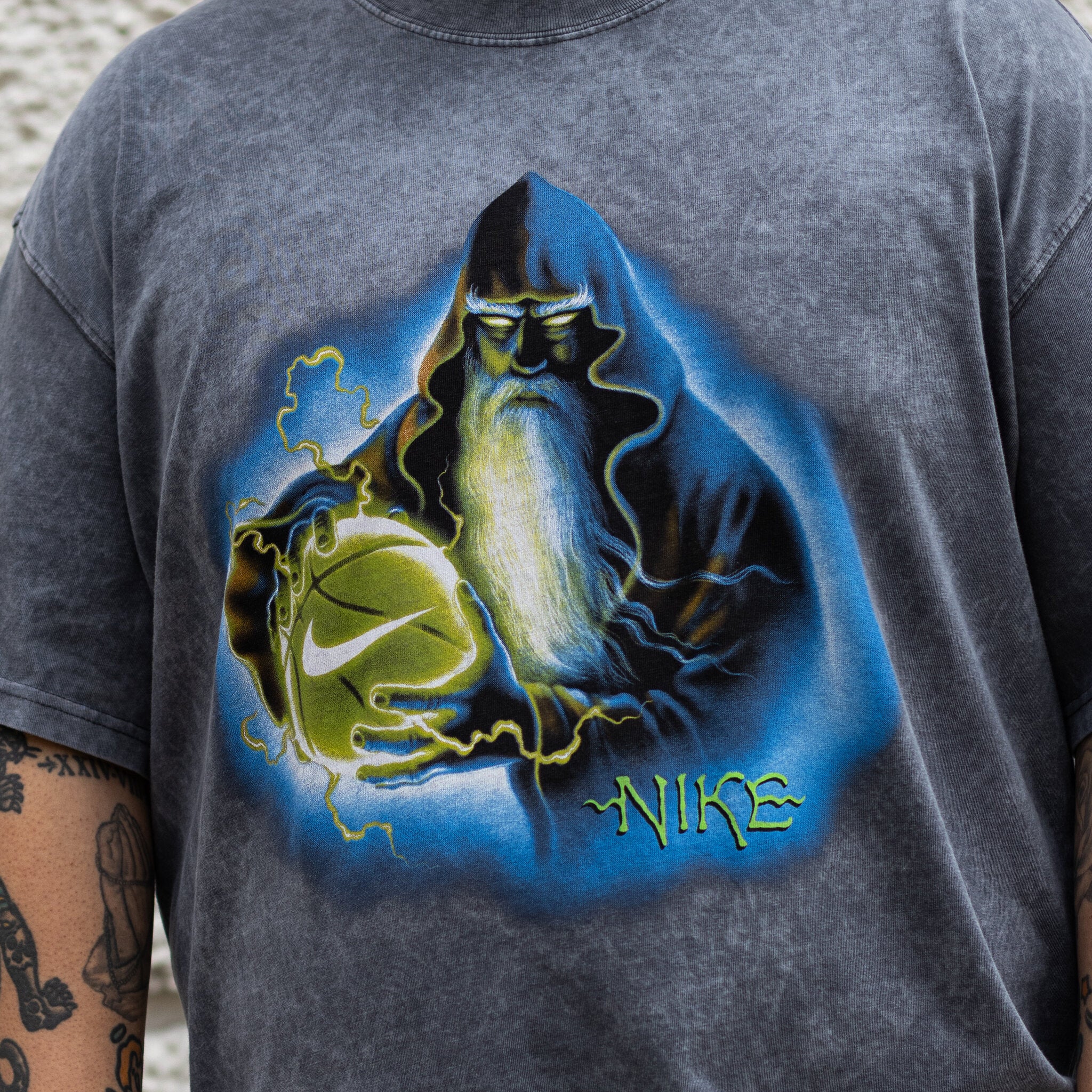 NIKE TEE MAX 90 FANTASY ANTHRACITE