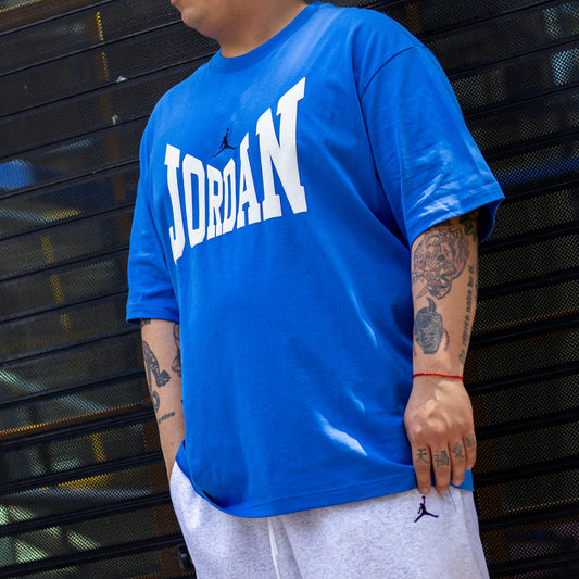 JORDAN TEE BROOKLYN JORDAN LETTERS SPORT BLUE