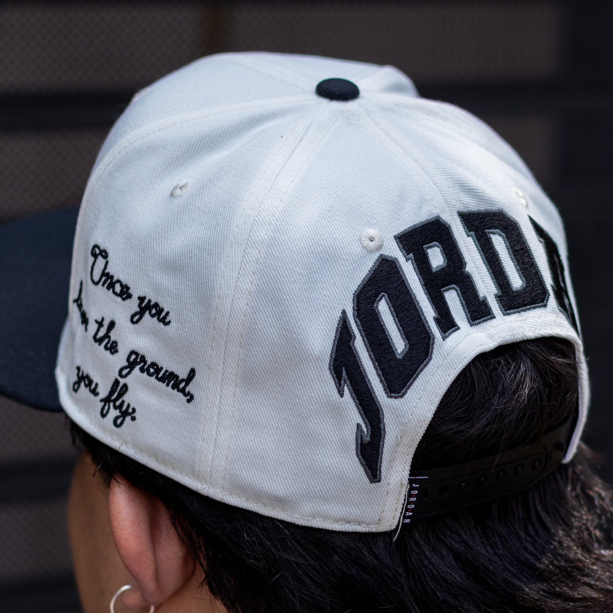 JORDAN CAP STRUCTURED ONCE YOU WHITE