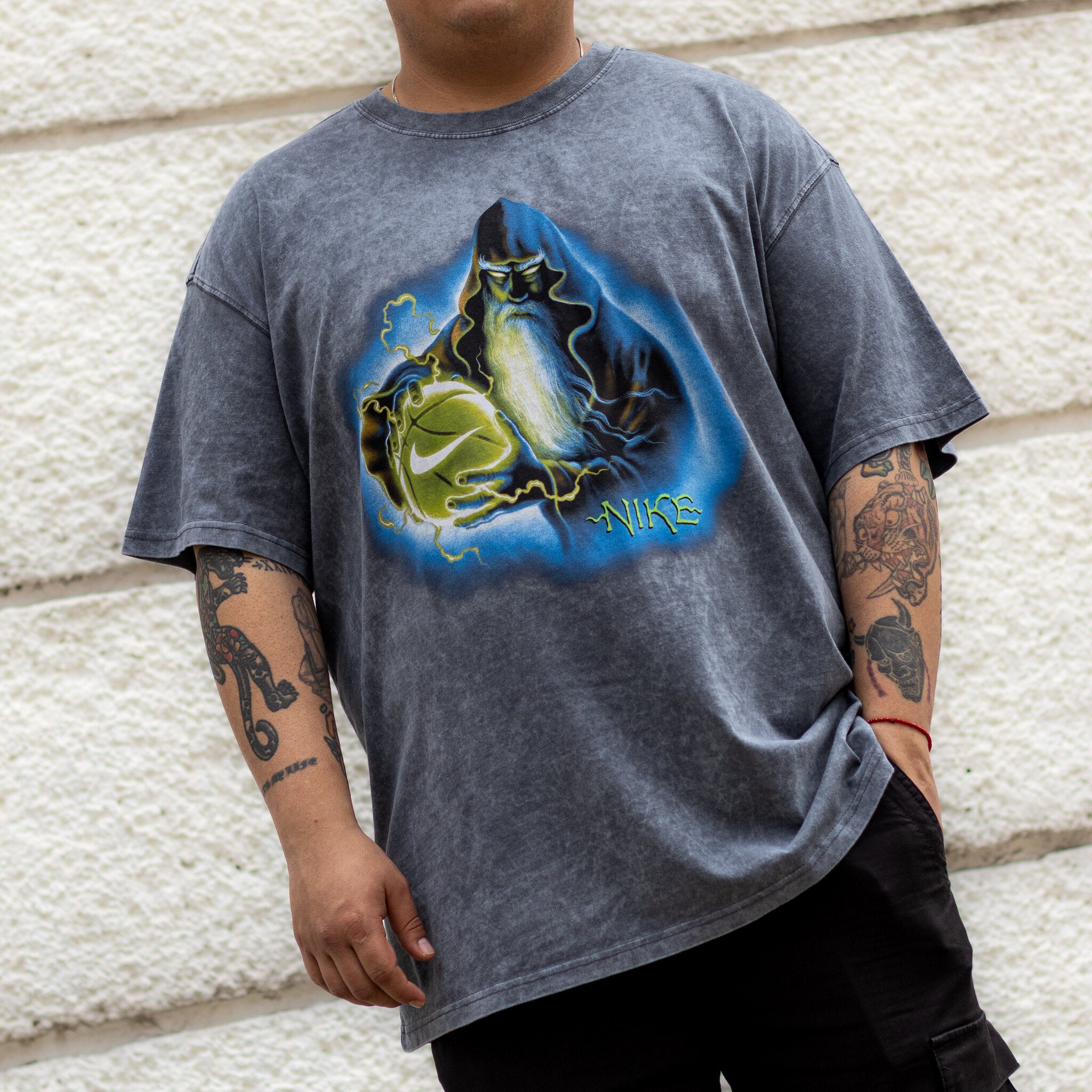 NIKE TEE MAX 90 FANTASY ANTHRACITE