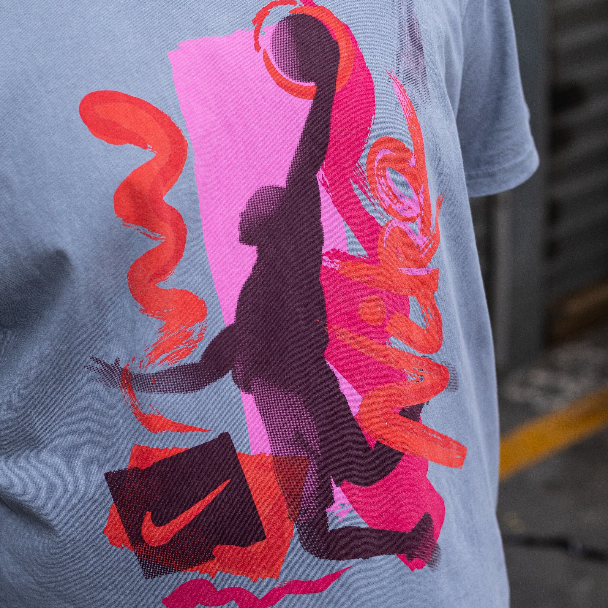 NIKE TEE MAX 90 BASKETBALL COOL GREY