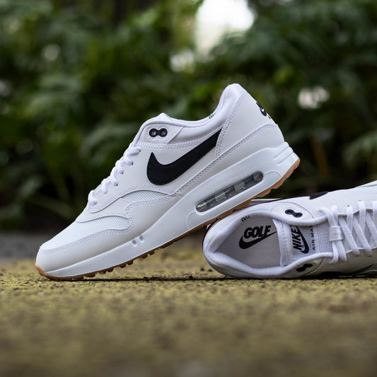 NIKE AIR MAX ONE 86 GOLF WHITE BLACK