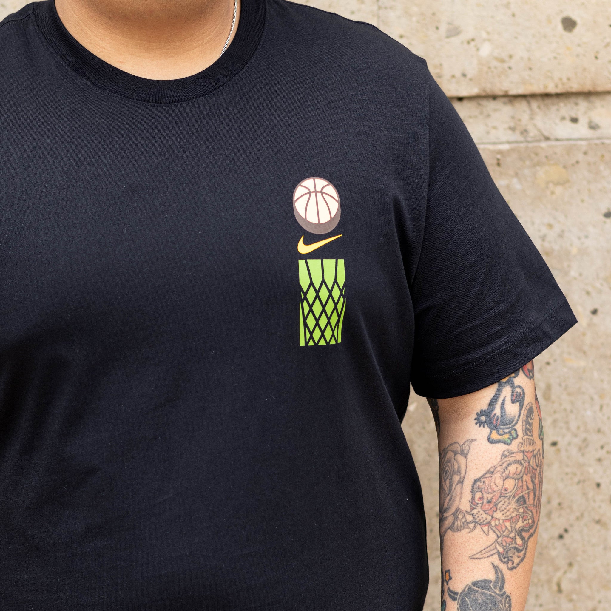 NIKE TEE ICON TUB BASKET BLACK