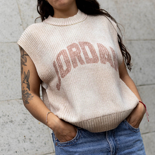 JORDAN KNIT VEST HEMP W