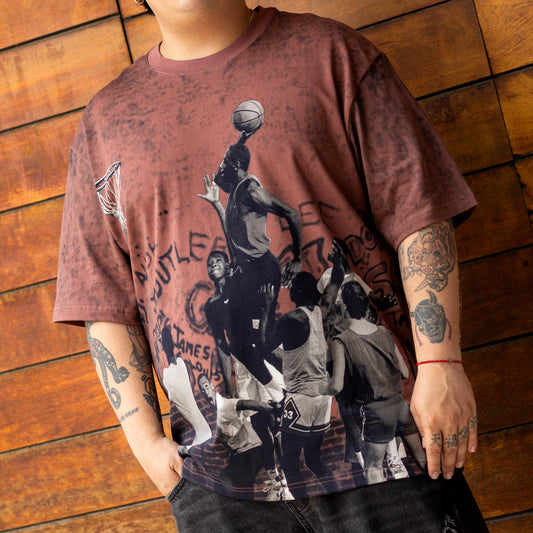 JORDAN TEE PLAYGROUND DUNK RUST