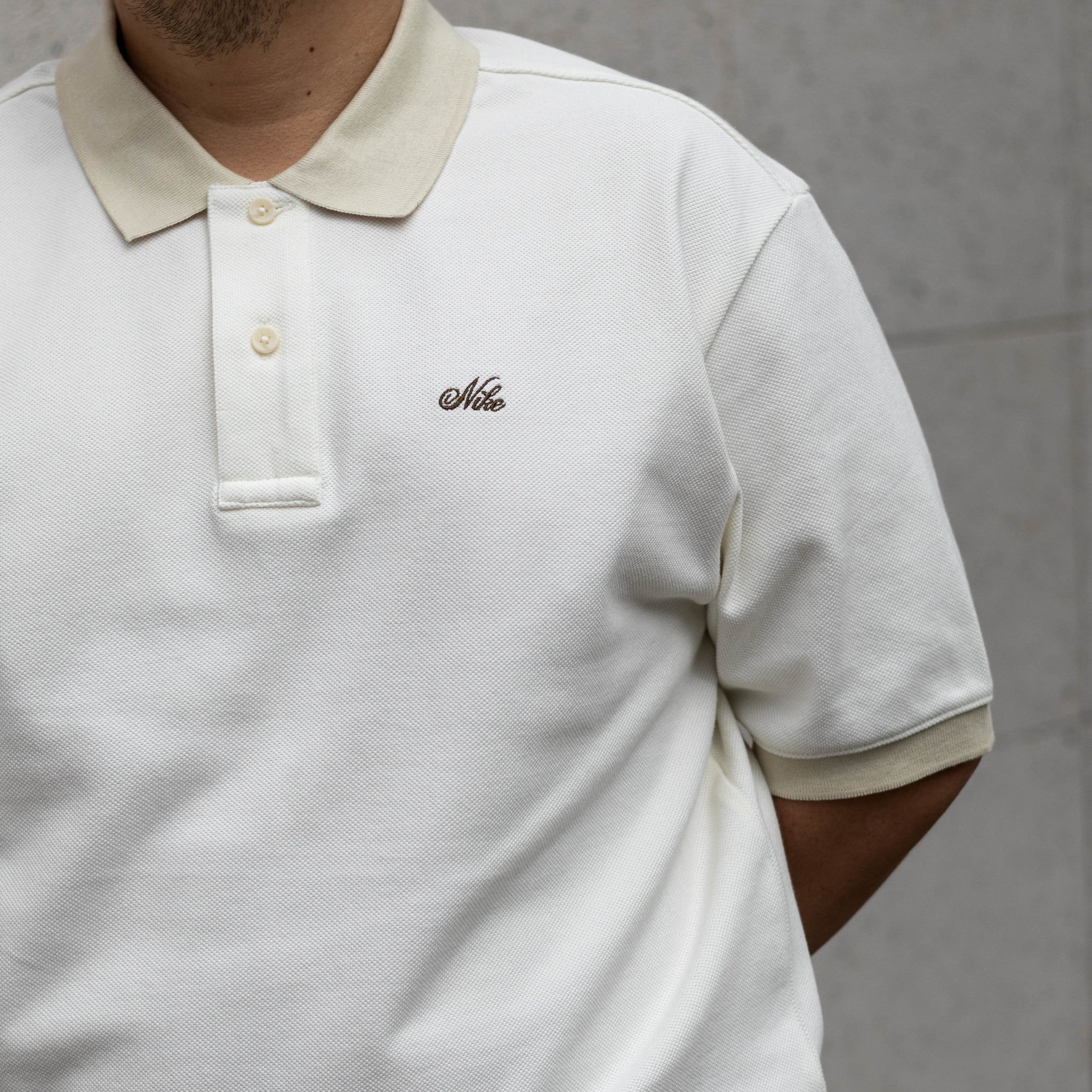 NIKE HVWT POLO ANTHRACITE SAIL