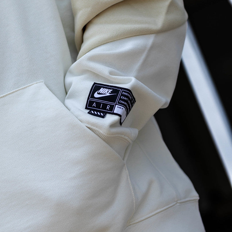 NIKE AIR FLC HOODIE SAIL KHAKI
