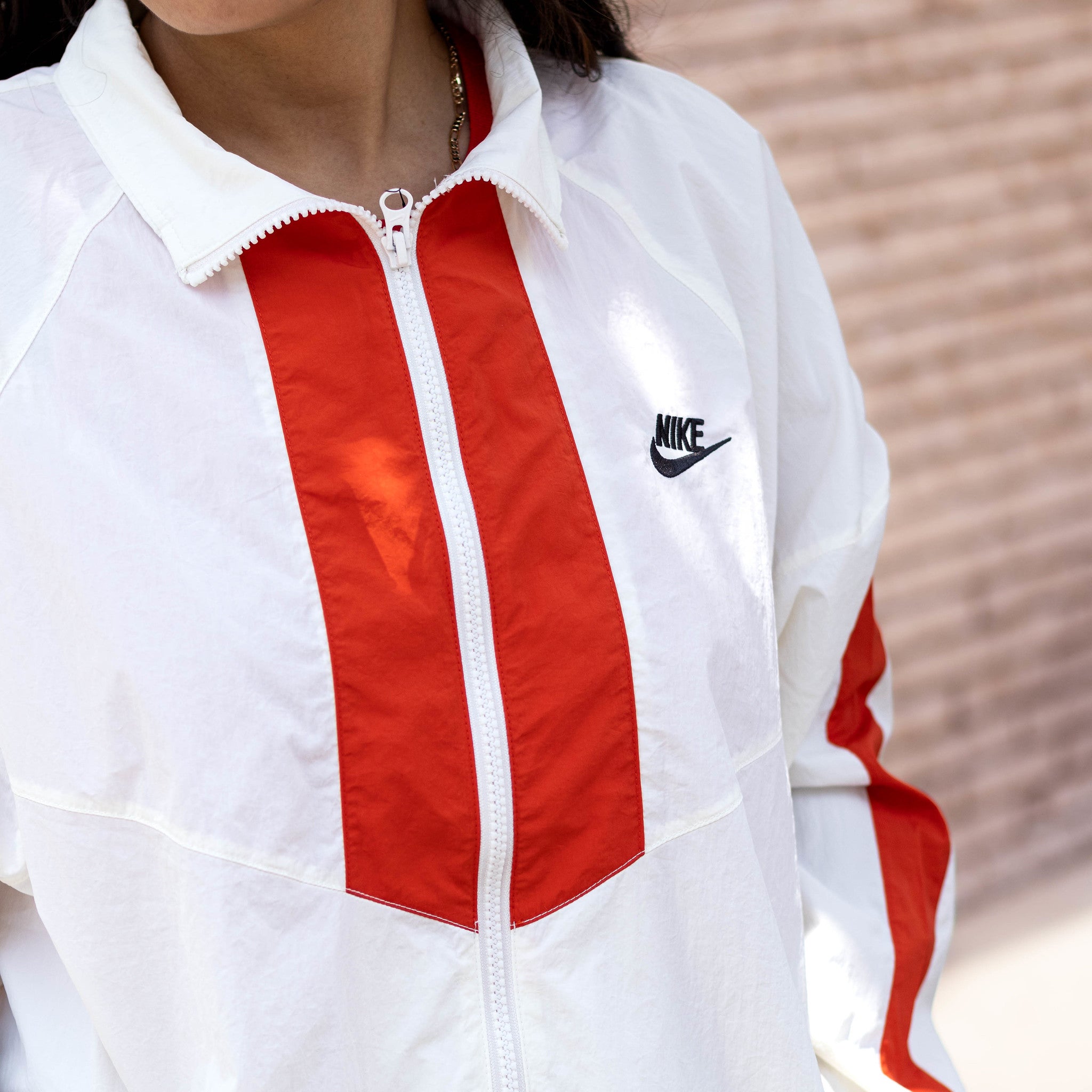 NIKE SPW JACKET SAIL PICANTE RED