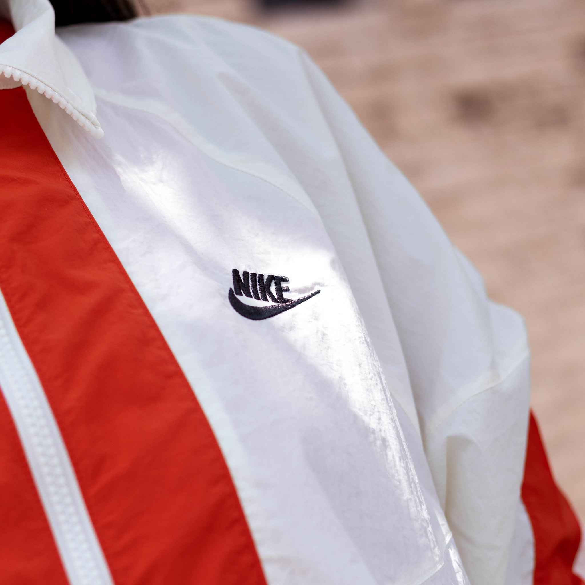 NIKE SPW JACKET SAIL PICANTE RED