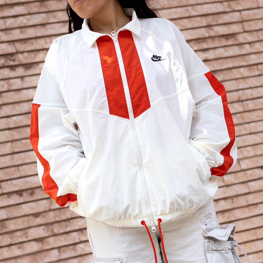 NIKE SPW JACKET SAIL PICANTE RED