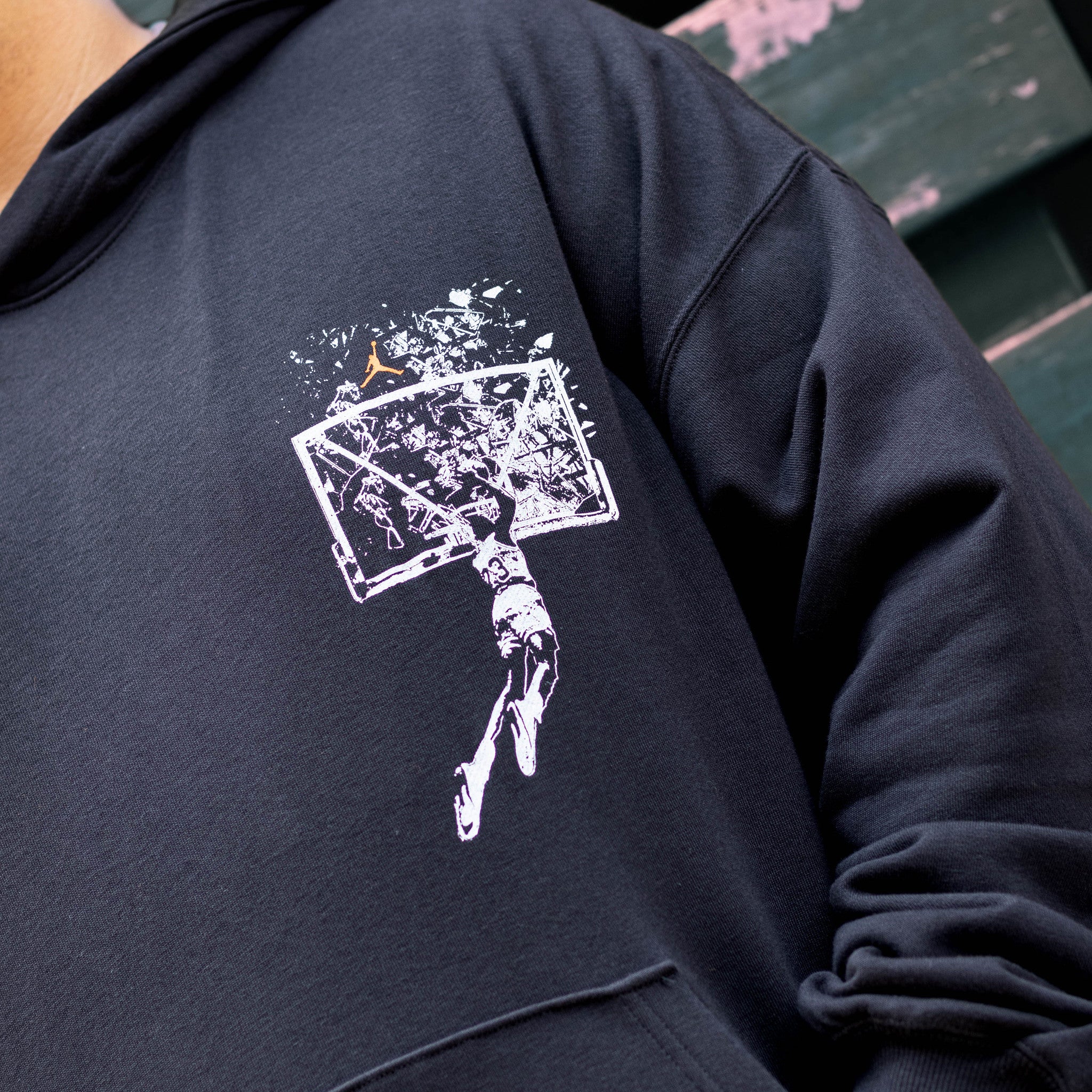 JORDAN HOODIE SHATTERED BLACK