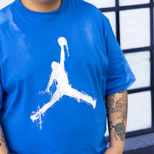 JORDAN TEE BROOKLYN JUMPMAN SPORT BLUE