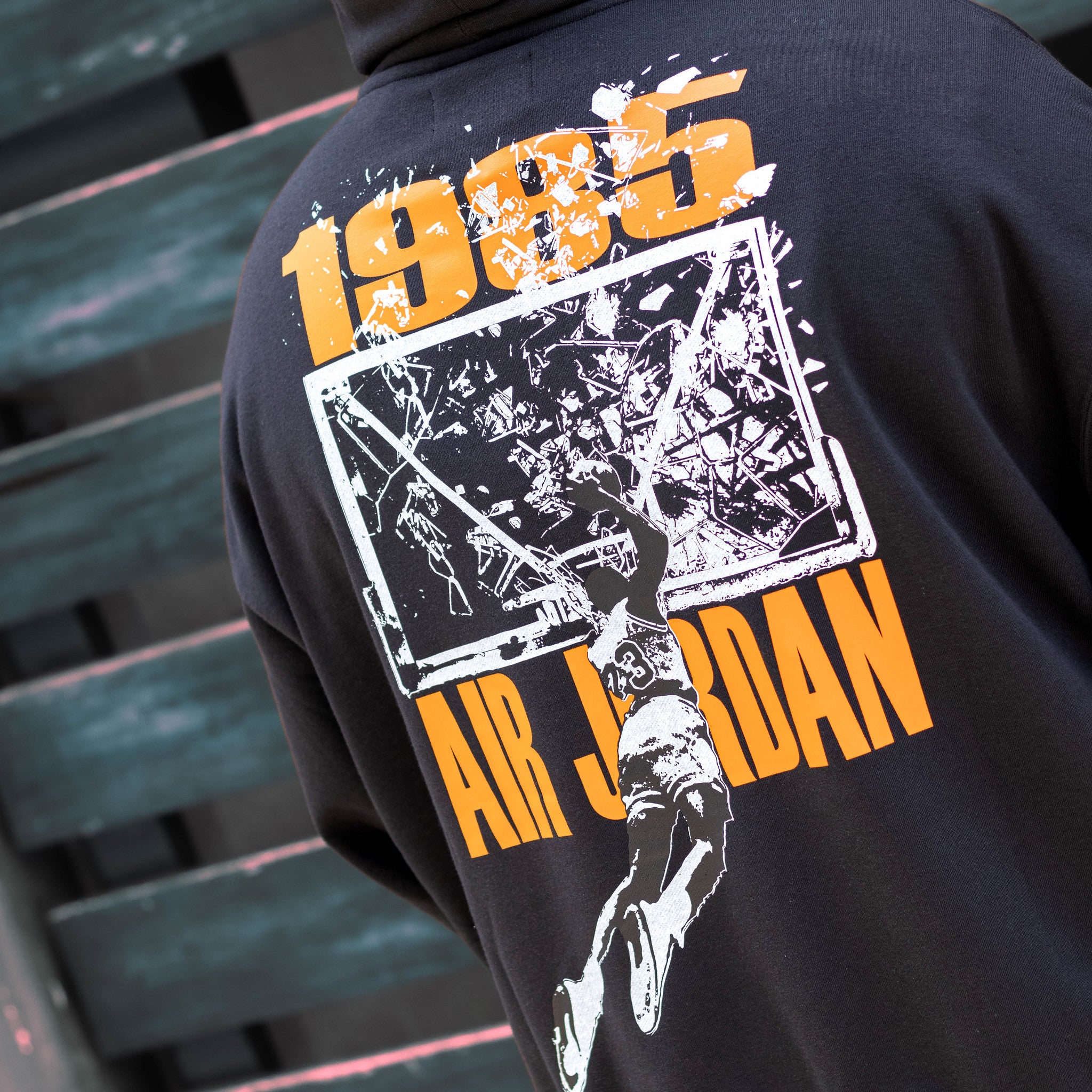 JORDAN HOODIE SHATTERED BLACK