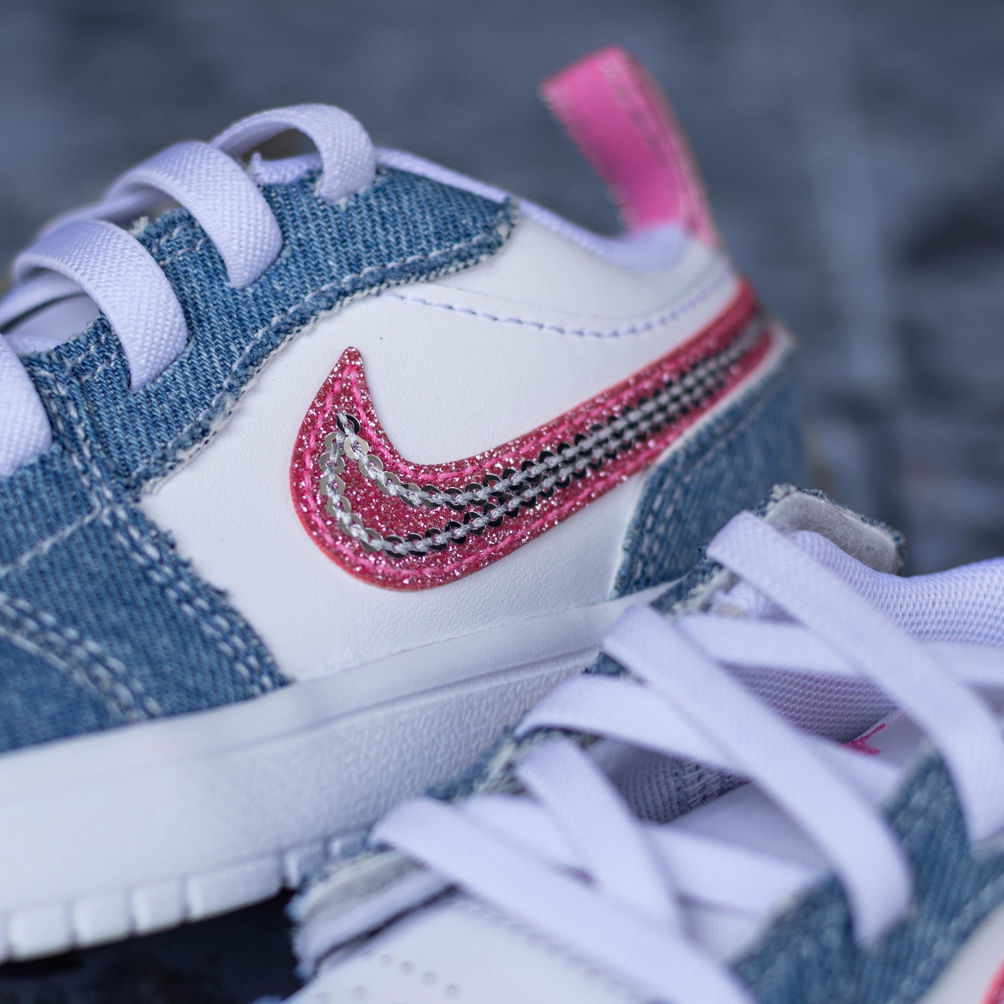 AIR JORDAN 1 LOW DENIM PINK BLISS PS